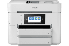 Epson WorkForce WF-4745DTWF Drucker, Weiß, Vorderansicht
