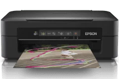 Epson HOME XP-225 Drucker, Schwarz, Vorderansicht