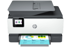 HP OfficeJet Pro 9012e Drucker, Weiß / Grau, Vorderansicht