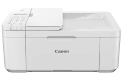 Canon TR4651 Drucker, weiß, Vorderansicht.