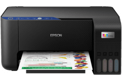 Epson EcoTank ET-2811 Drucker, Schwarz, Vorderansicht